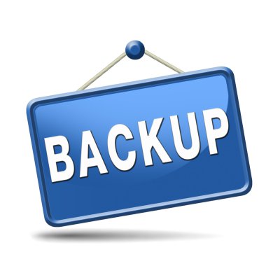 back-uppictogram of teken