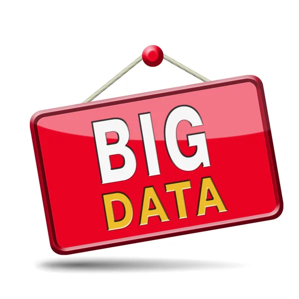 Icono de big data — Foto de Stock