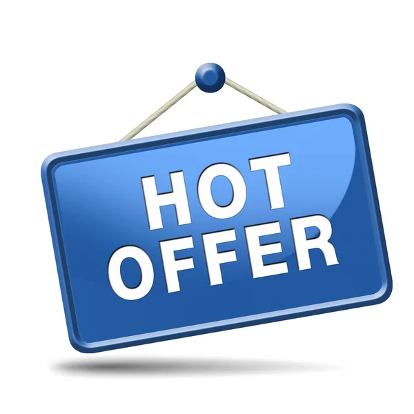 Hot offer icon — Stock Photo, Image