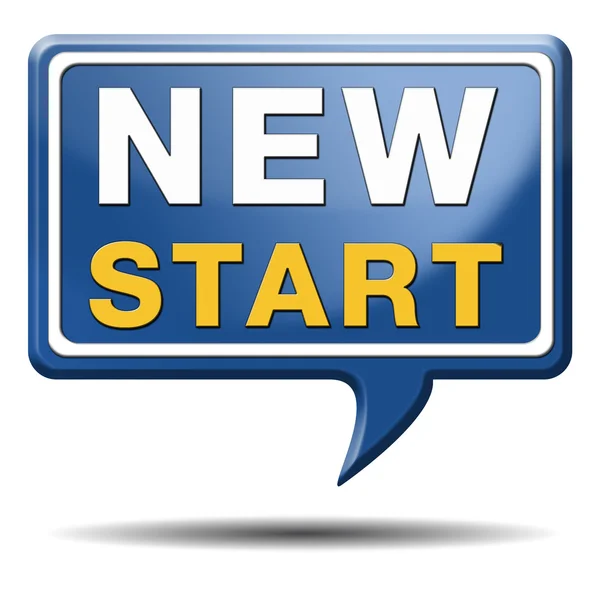 New start sign — Stock Photo, Image