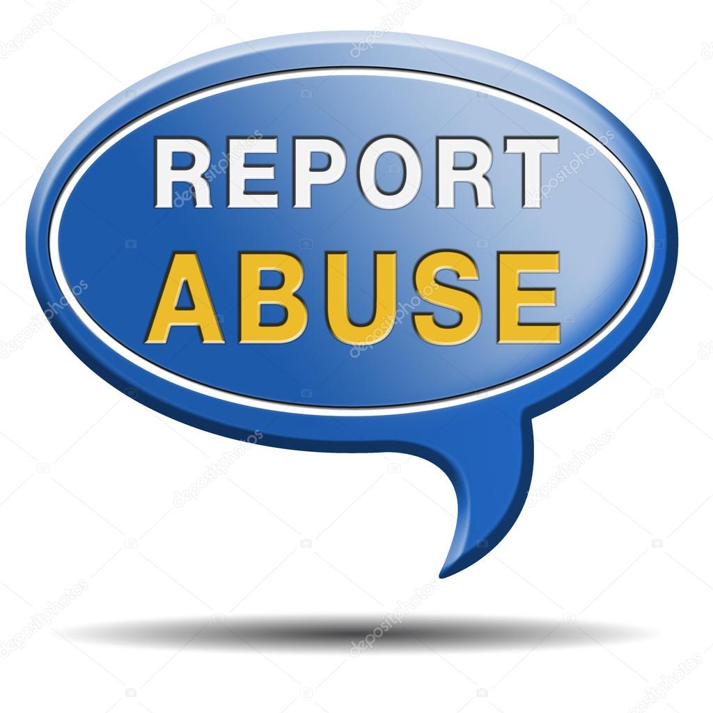 report abuse sign