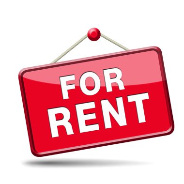 for rent sign clipart