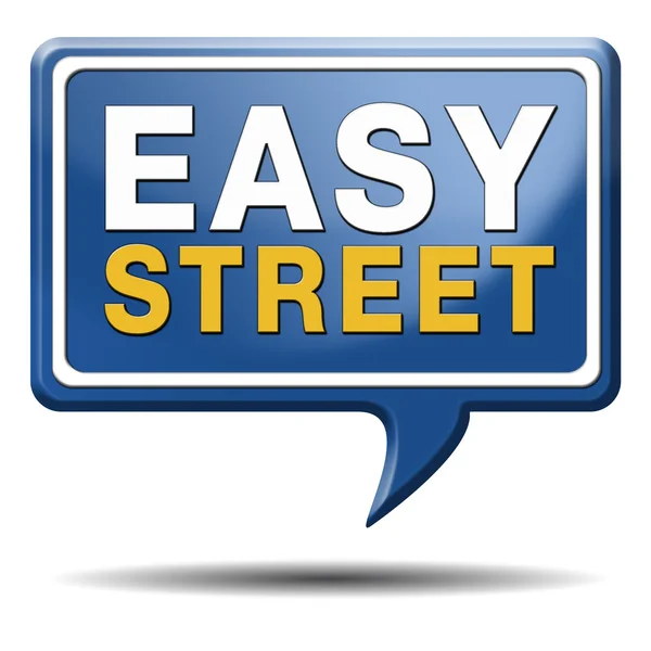 簡単なストリート サイン — Stockfoto