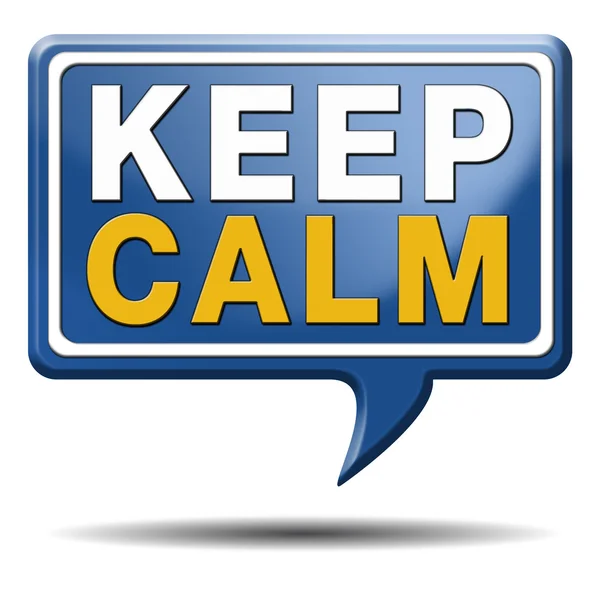 Kep calm — Stock Photo, Image