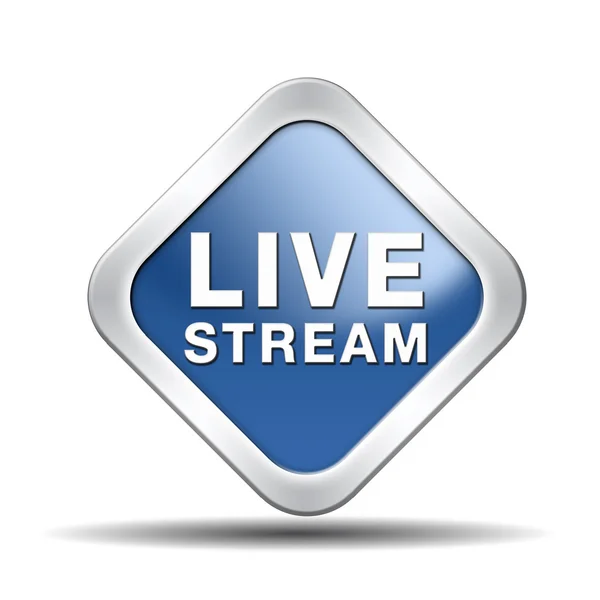 Live streaming — Foto Stock