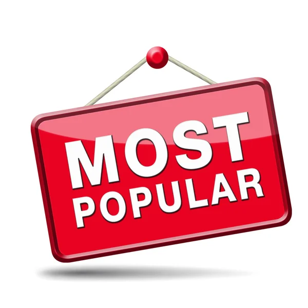 Most popular sign — Stock Photo, Image