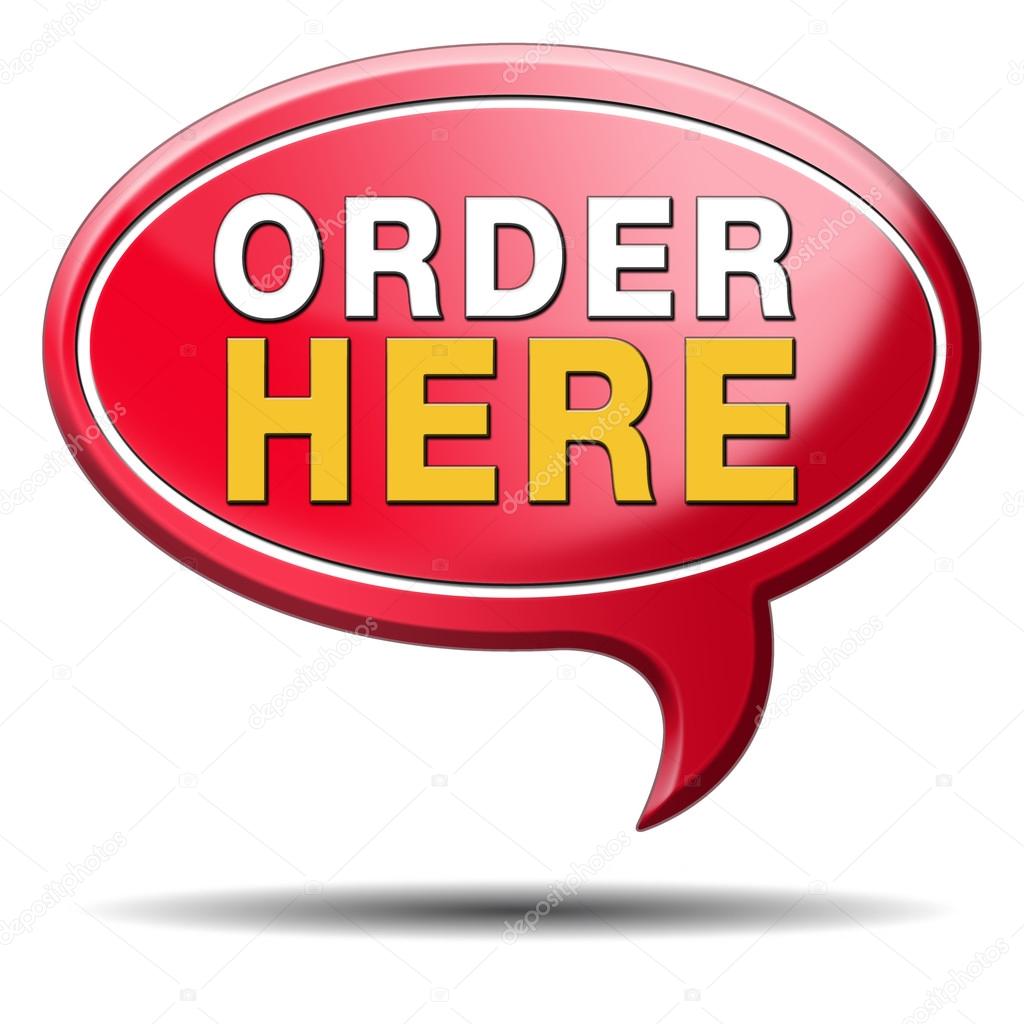 Order here sign — Stock Photo © kikkerdirk #34210869