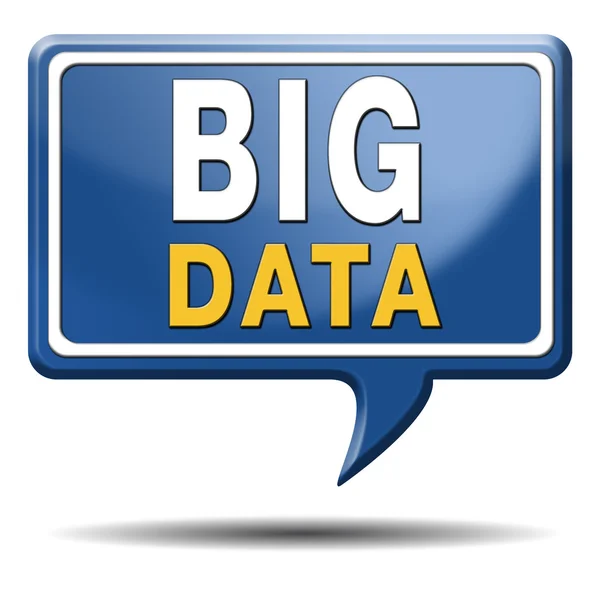 Icono de big data — Foto de Stock