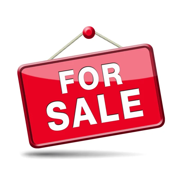 For sale sign — Stock Photo, Image