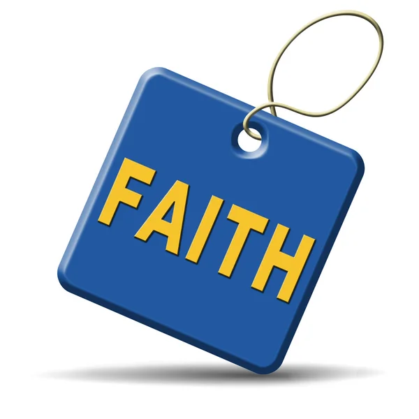 Faith icon — Stock Photo, Image