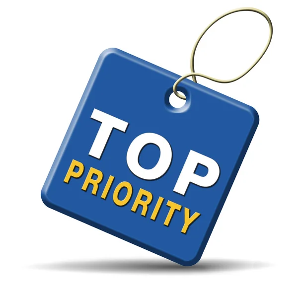 Top priority — Stock Photo, Image