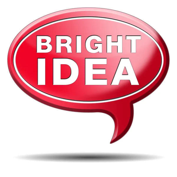 Bright idea — Stock Photo, Image