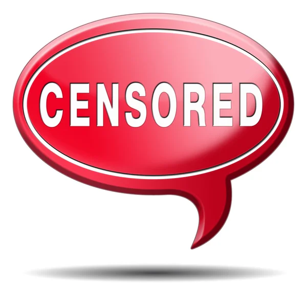 Censored — Stock Photo, Image