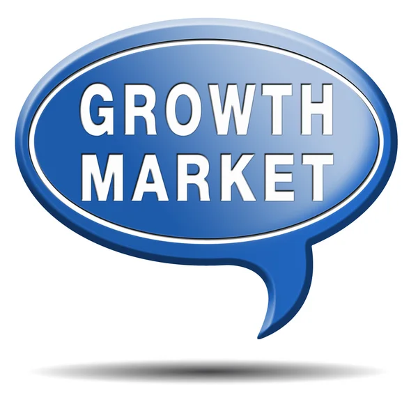 Growth market — Stock Photo, Image