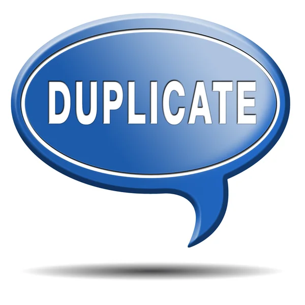 Duplica — Foto Stock