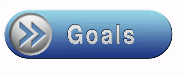Goals icon — Stock Photo, Image