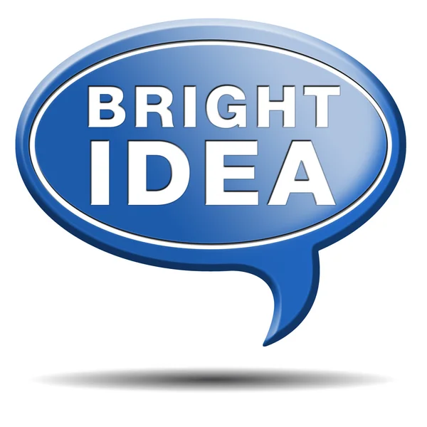 Bright idea — Stock Photo, Image