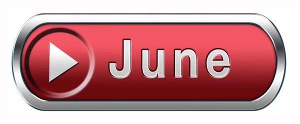 June icon — Stock Photo, Image