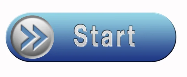 Start, knop — Stockfoto