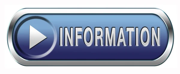 Information button — Stock Photo, Image