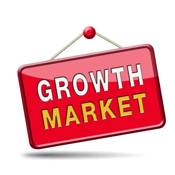 Growth market — Stock Photo, Image