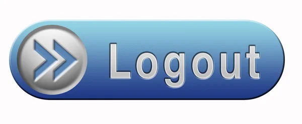 Logout button — Stock Photo, Image