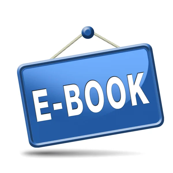 Ebook knop — Stockfoto