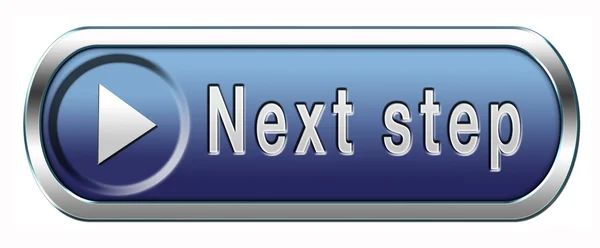 Next step button — Stock Photo, Image