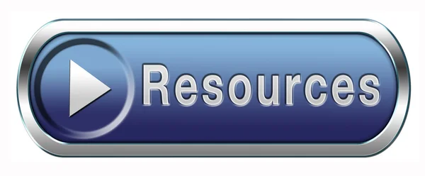 Botón de recursos — Foto de Stock
