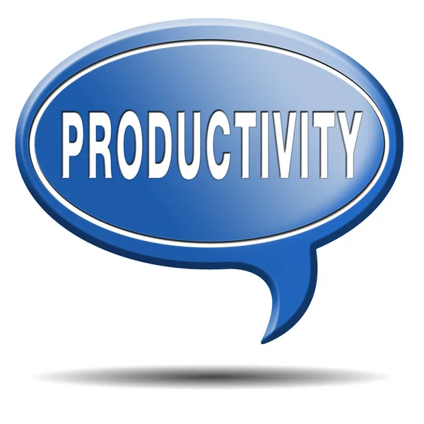 Produtividade — Fotografia de Stock