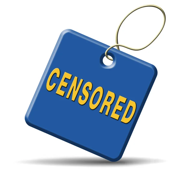 Цензура — стоковое фото