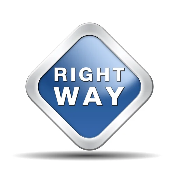 Right way — Stock Photo, Image