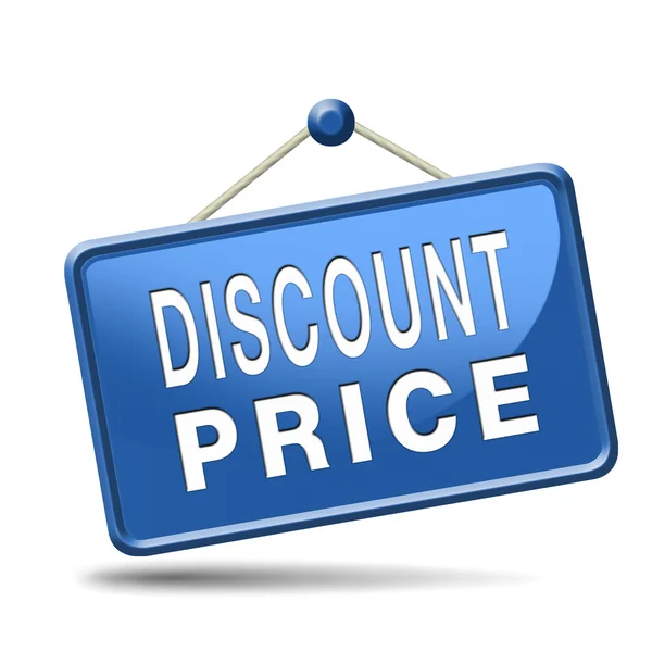 Discount price — Stock Photo, Image