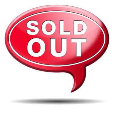 sold out icon clipart