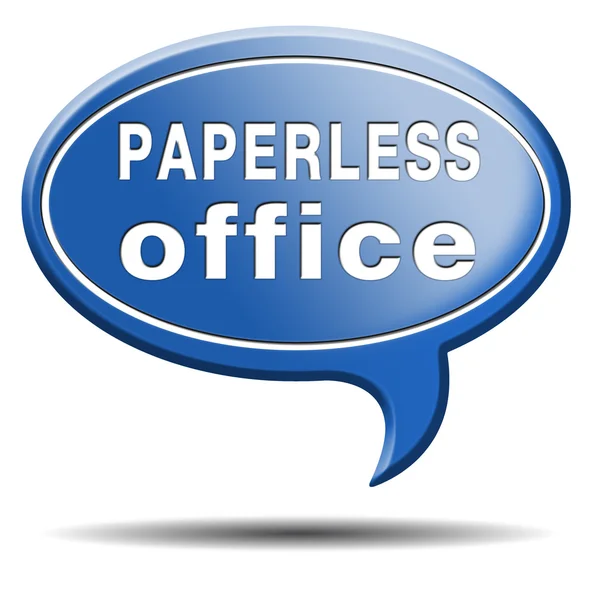 Paperless office — Stock Photo, Image