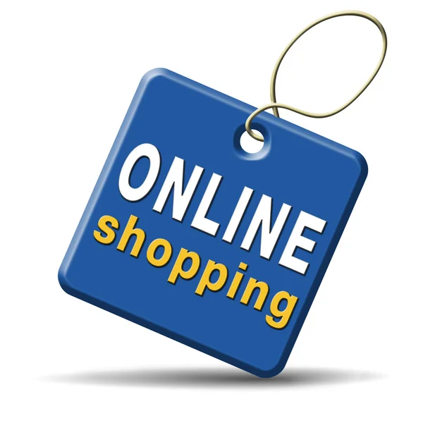 Zakupy online — Zdjęcie stockowe
