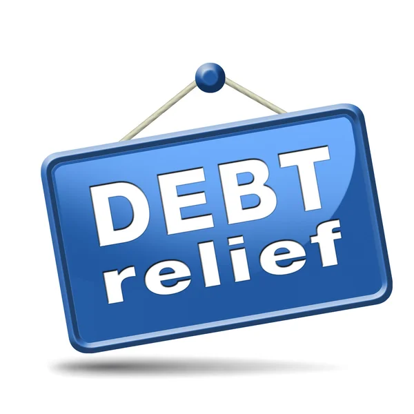 Debt relief — Stock Photo, Image