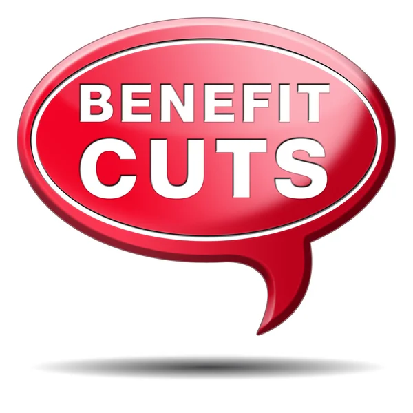 Benefit cuts — Stock Photo, Image