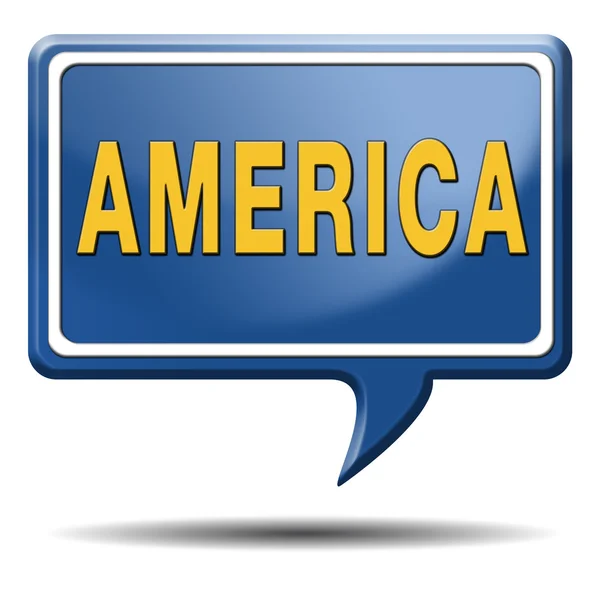 Amerika pictogram — Stockfoto