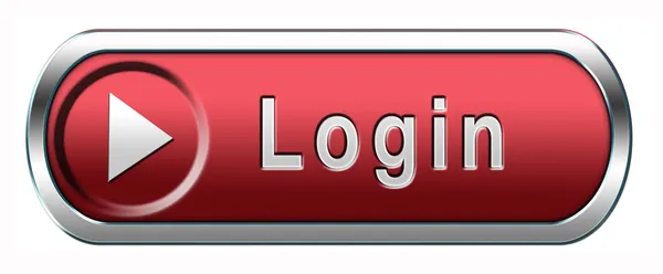 Botão de login — Fotografia de Stock
