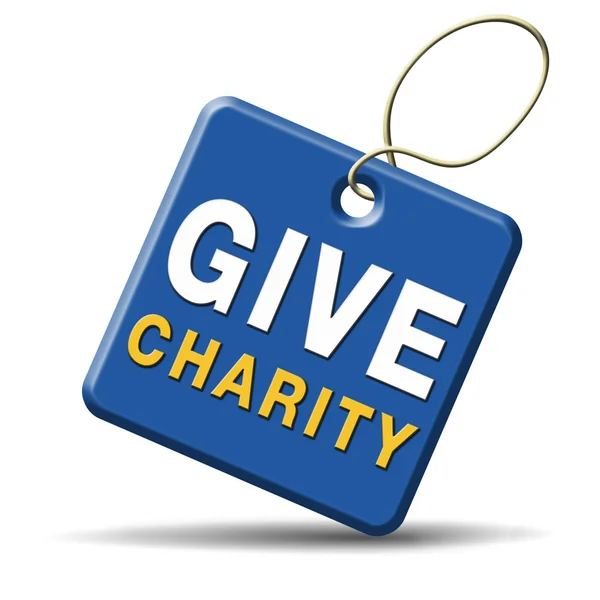 Give charity — Stock Photo, Image