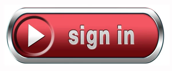 Sign in — Stock Photo, Image