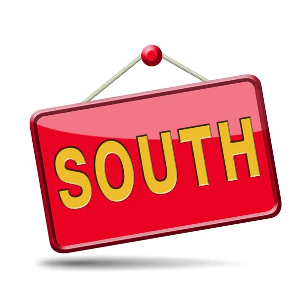 South icon — Stock Photo, Image