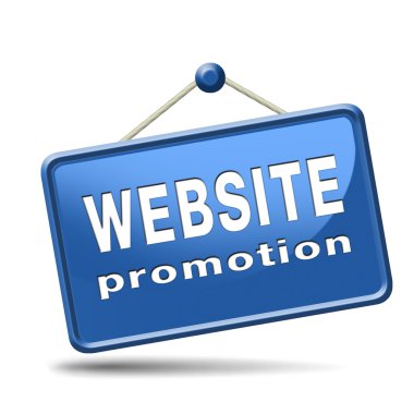 Website promotion clipart
