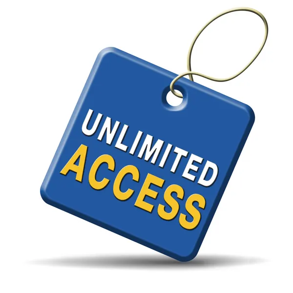 Unlimited access — Stock Photo, Image