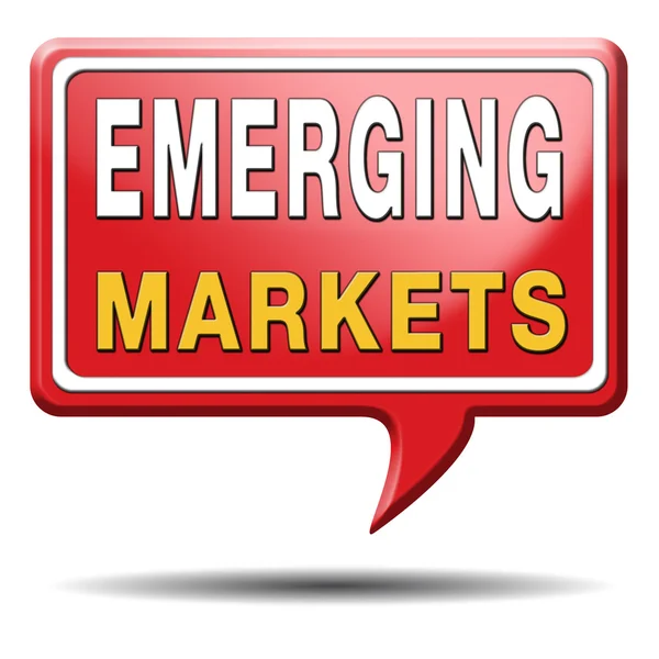 Mercados emergentes — Foto de Stock