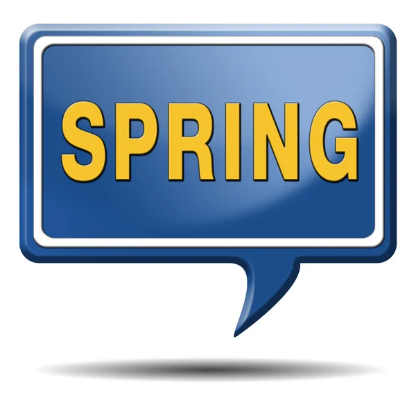 Spring label — Stock Photo, Image