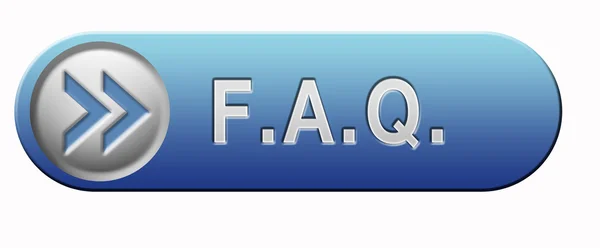 Faq-Symbol — Stockfoto