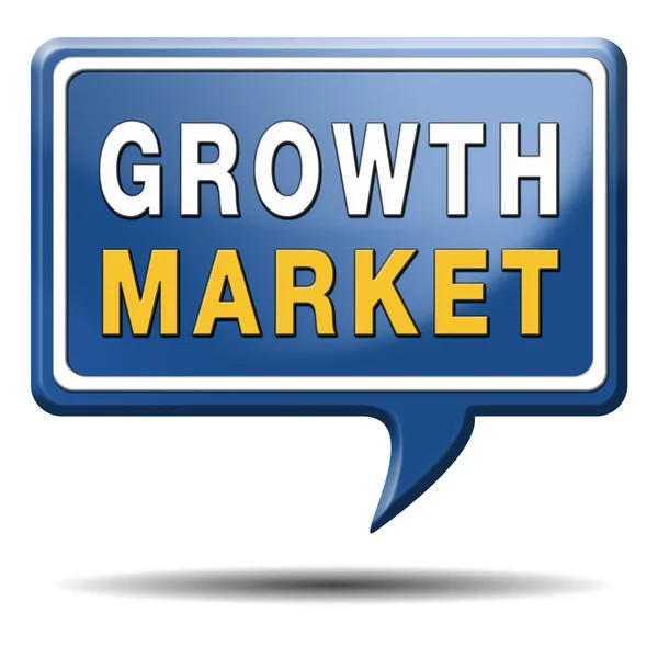 Growth market — Stock Photo, Image