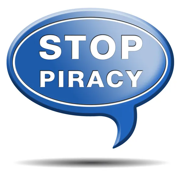 Stop piraterij — Stockfoto